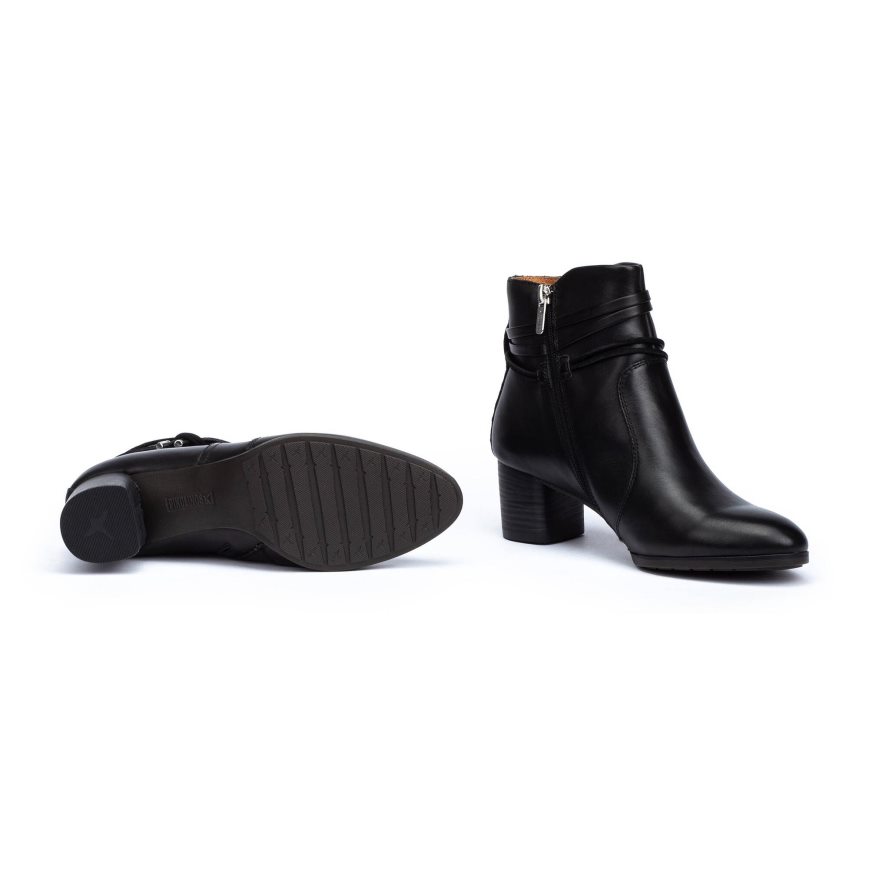 Women's Pikolinos CALAFAT Ankle Boots Black | NZ Y758193